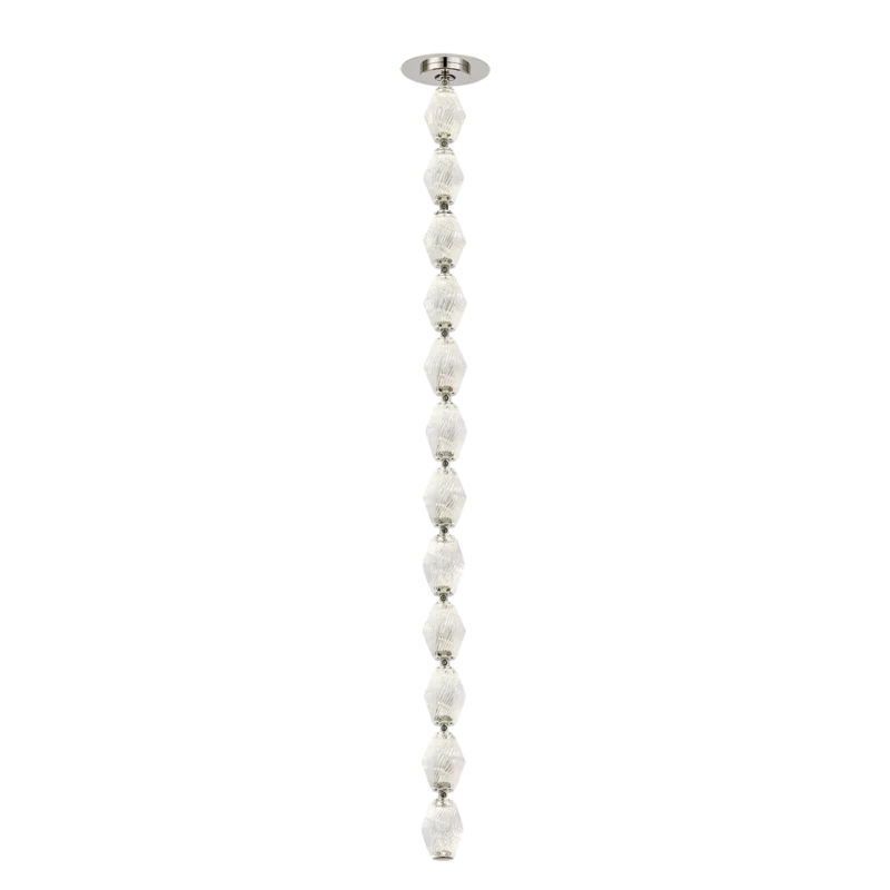 Collier Glass Pendant Lamp 38.9"H