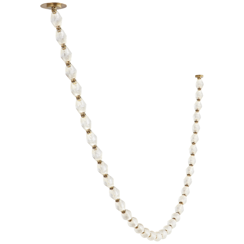 Collier Glass Pendant Lamp 115.1"H