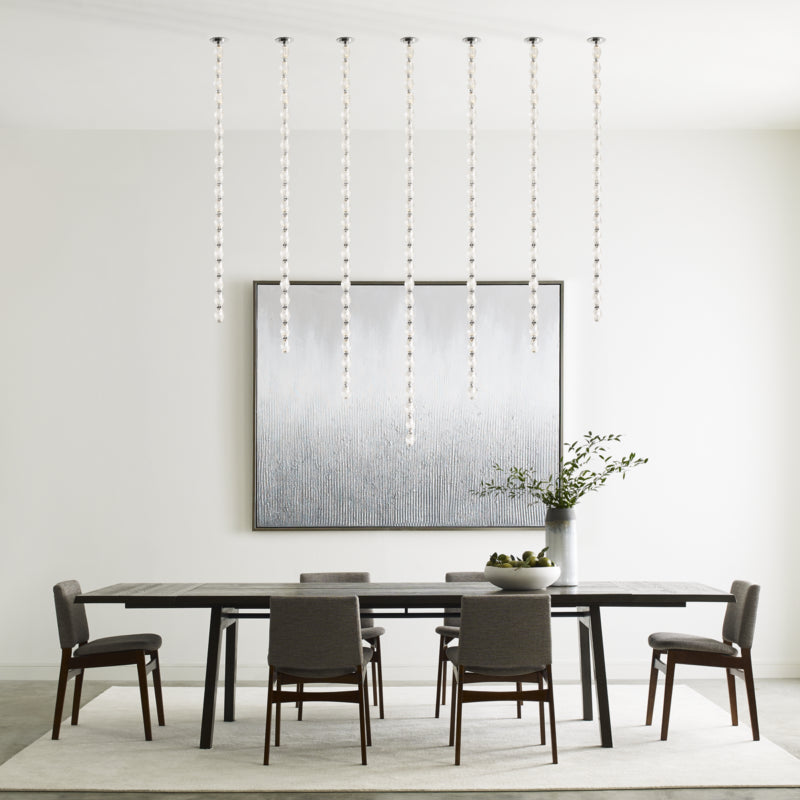 Collier Glass Pendant Lamp 38.9"H