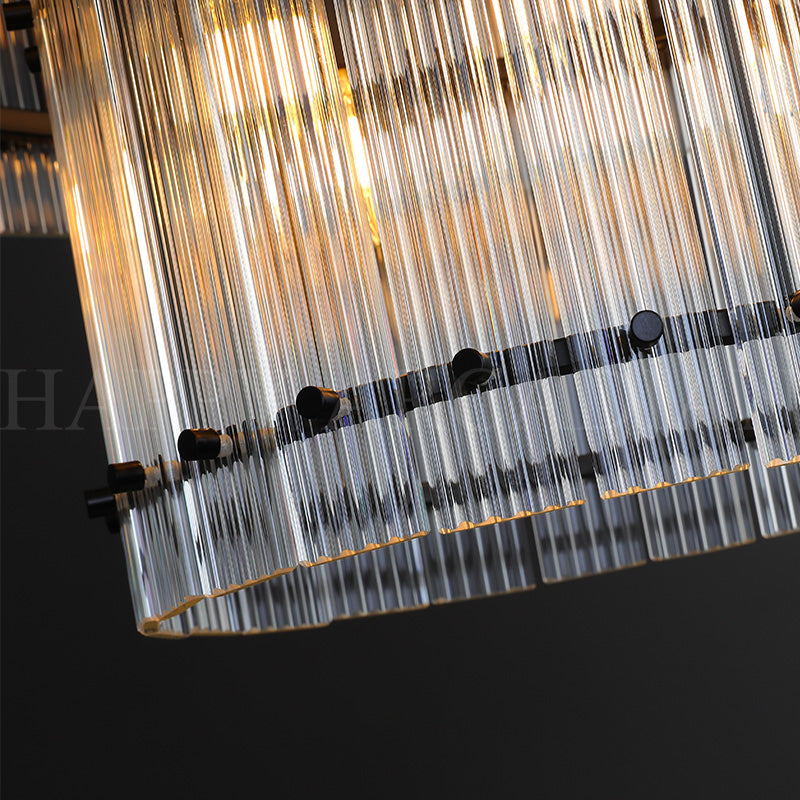 HA Damian TWO-TIER Round Chandelier 37"