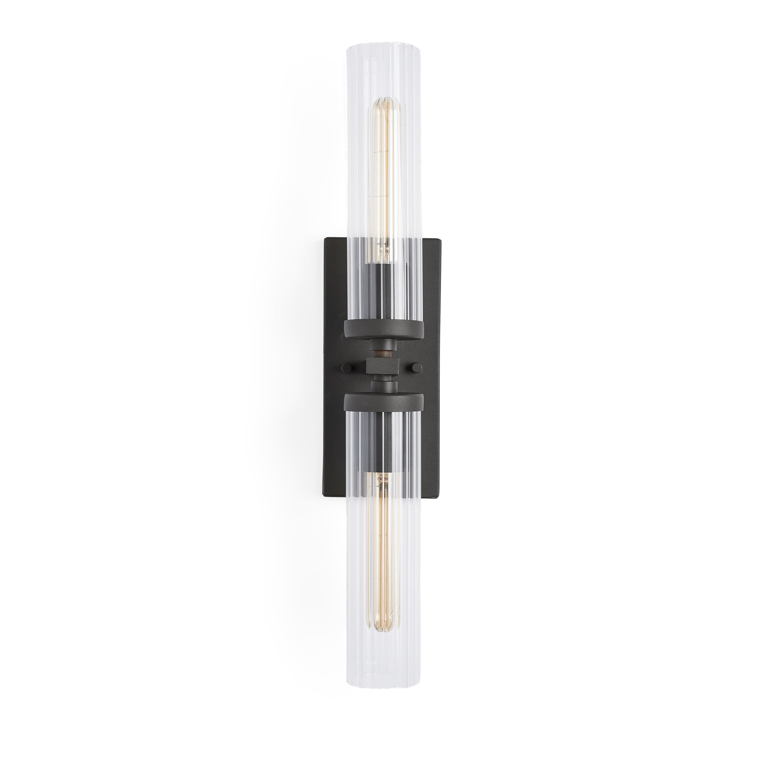 Andreas Glass Modern Wall Lamp 2 Light