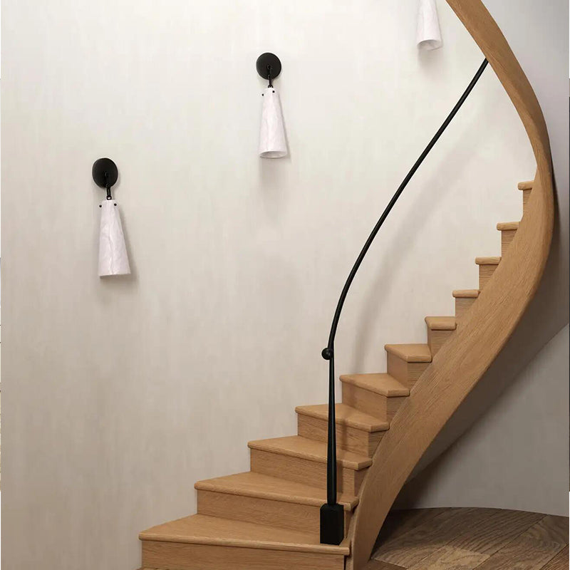 Contemporary Casey Alabaster Wall Sconce For Kitchen Island, Bedroom