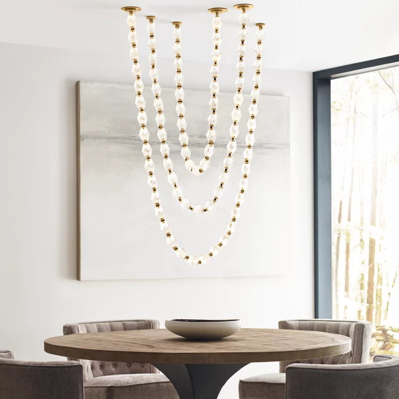 Collier Glass Pendant Lamp 51.6"H