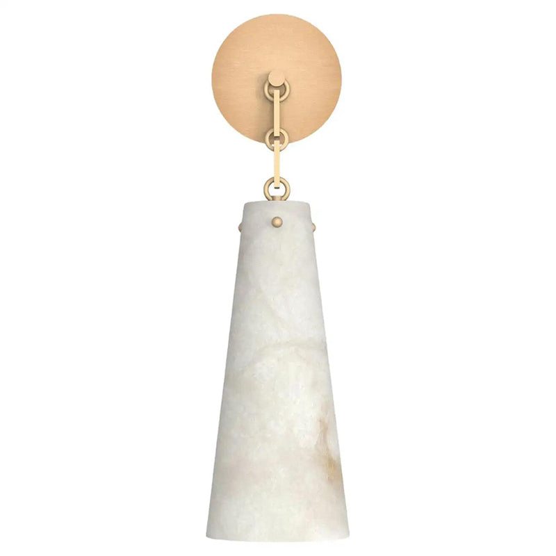 Contemporary Casey Alabaster Wall Sconce For Kitchen Island, Bedroom