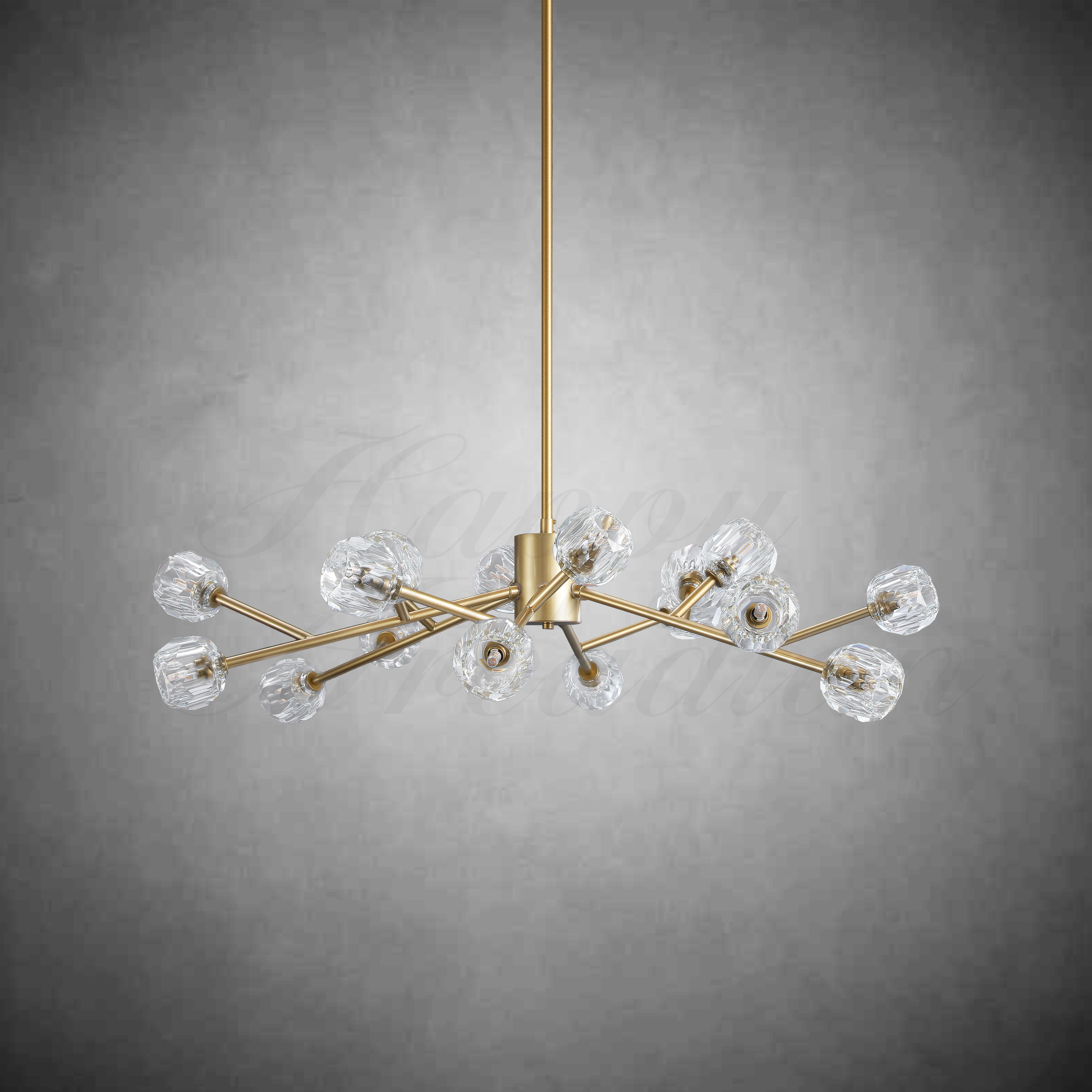 HA Bola De Round Chandelier