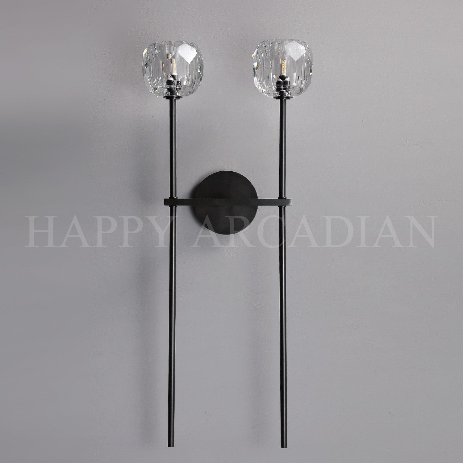 HA Bola De Crystal Ball Grand Double Wall Sconce