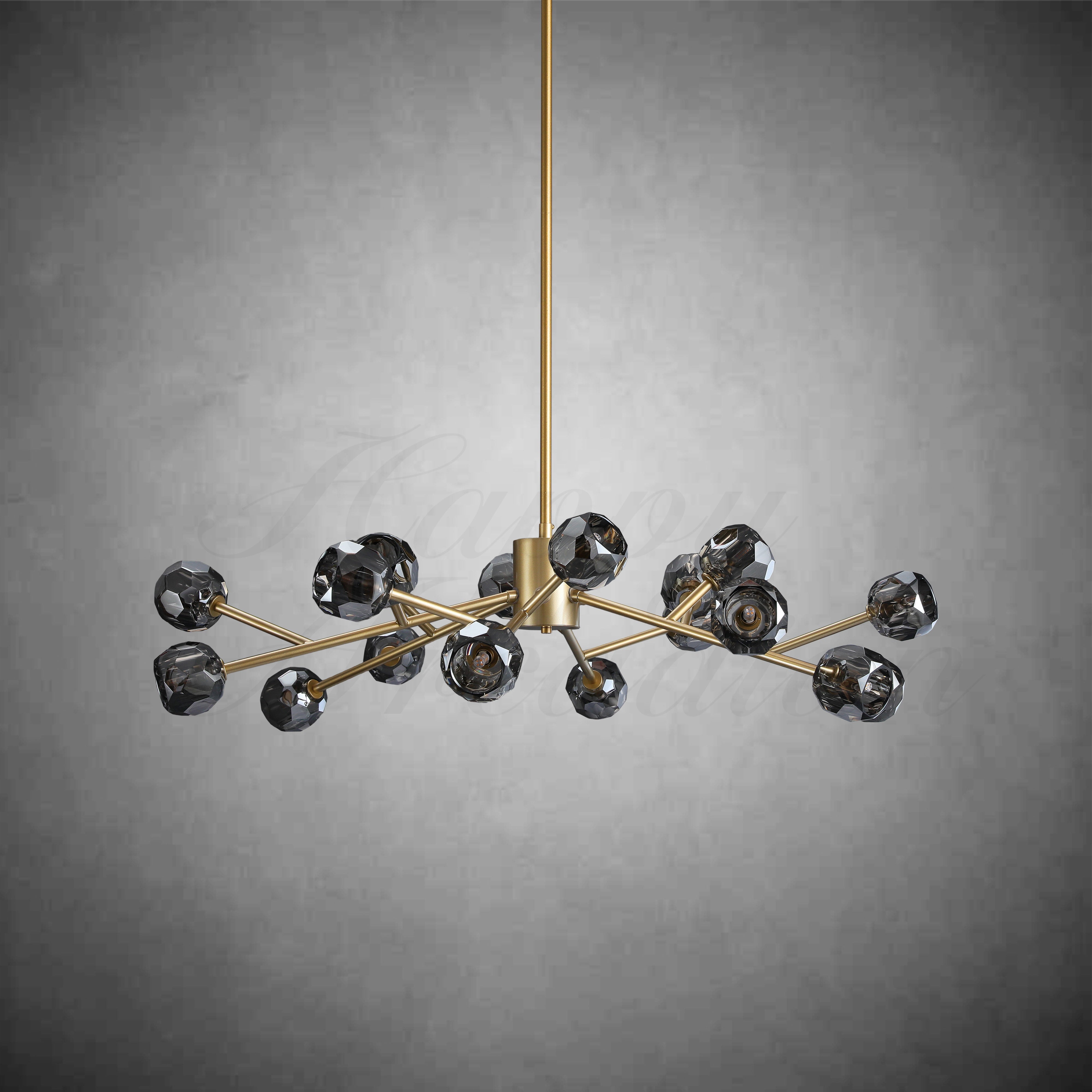 HA Bola De Round Chandelier