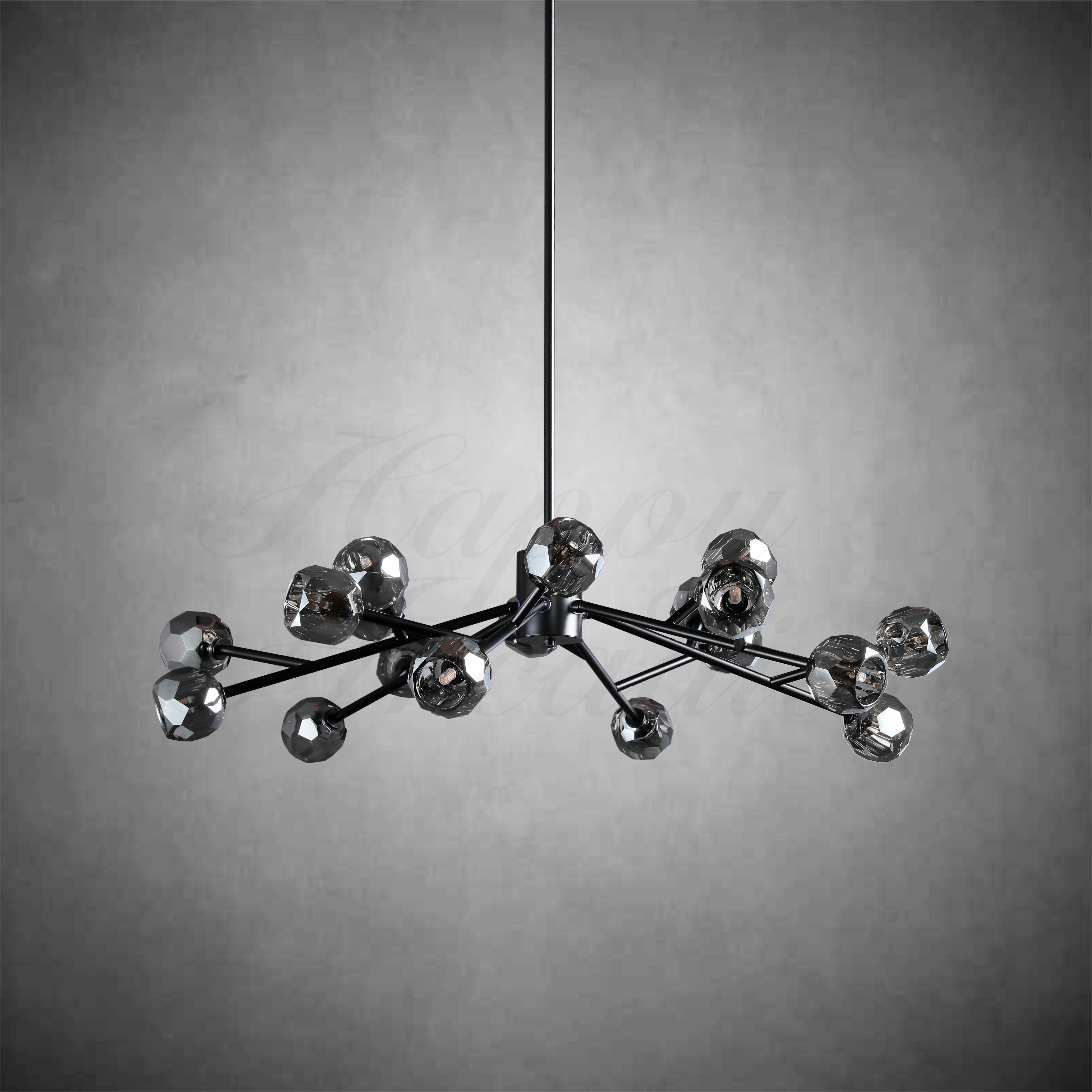 HA Bola De Round Chandelier