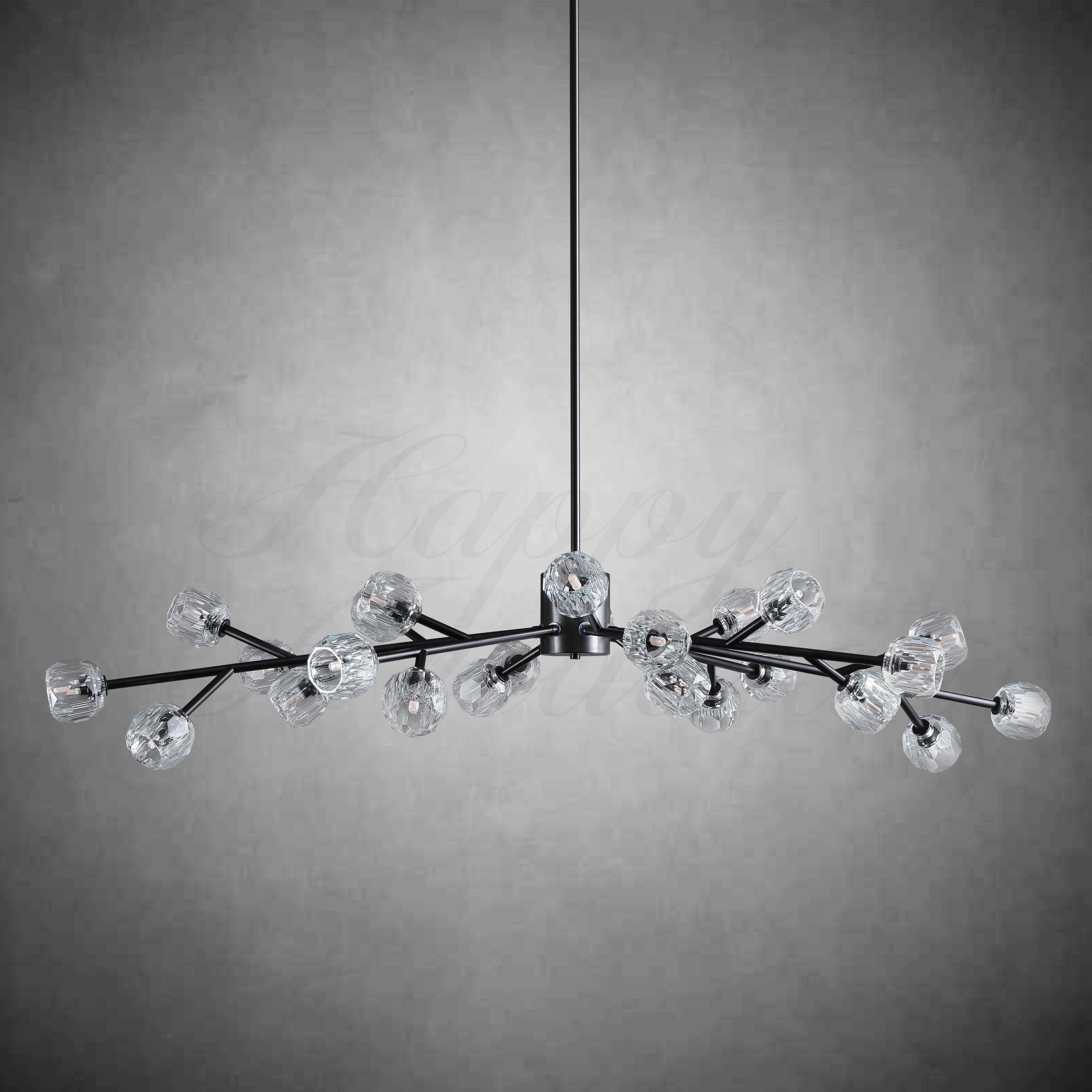 HA Bola De Round Chandelier