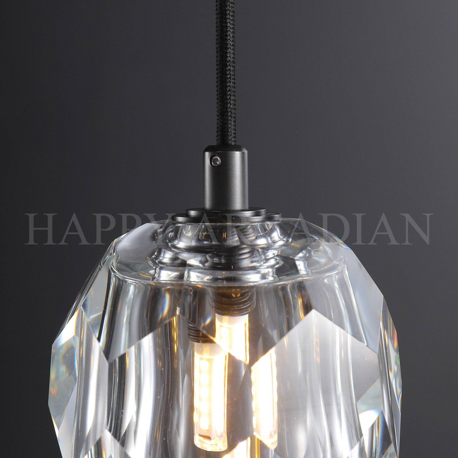 HA Bola De Crystal Round Cluster Chandelier 30" 40''