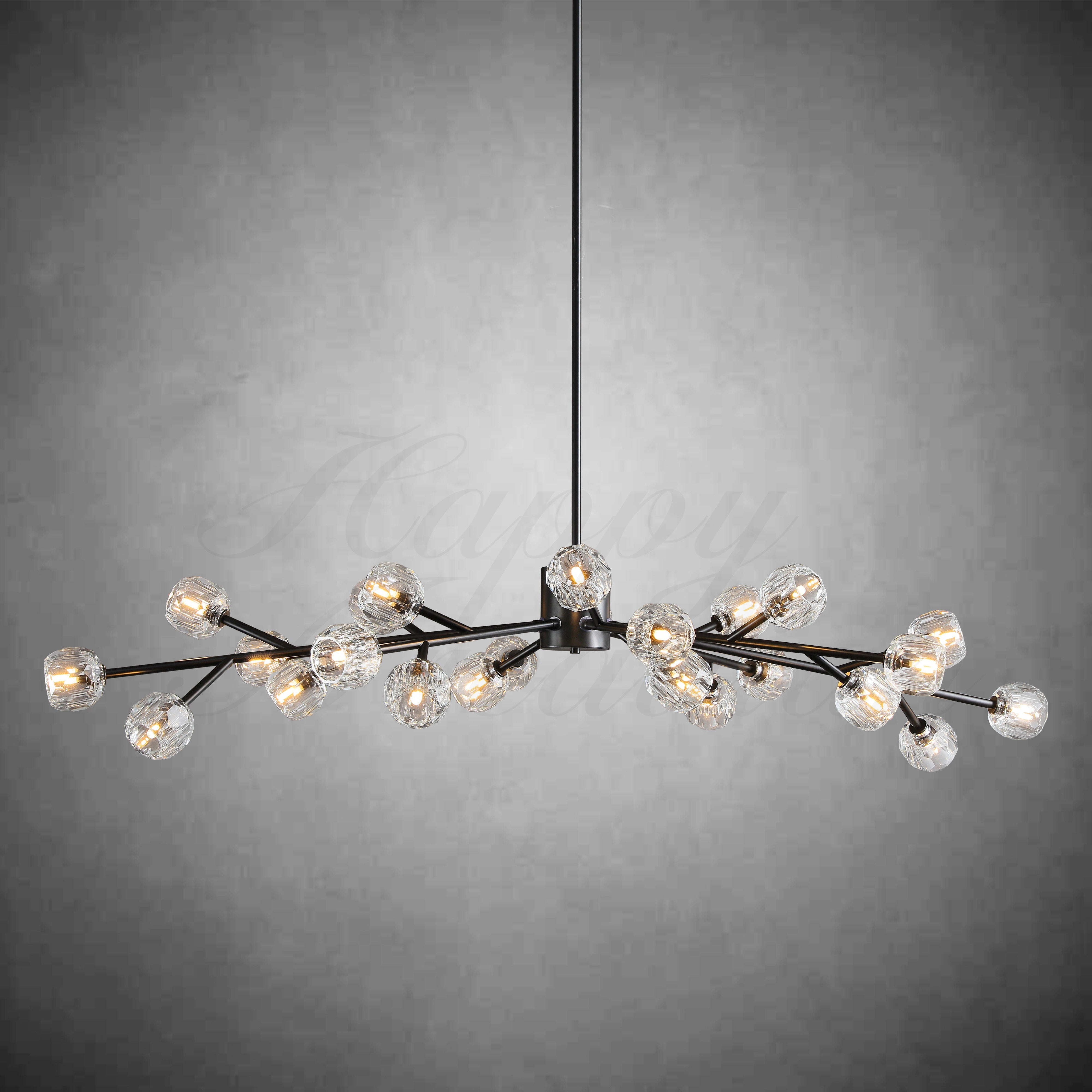HA Bola De Round Chandelier