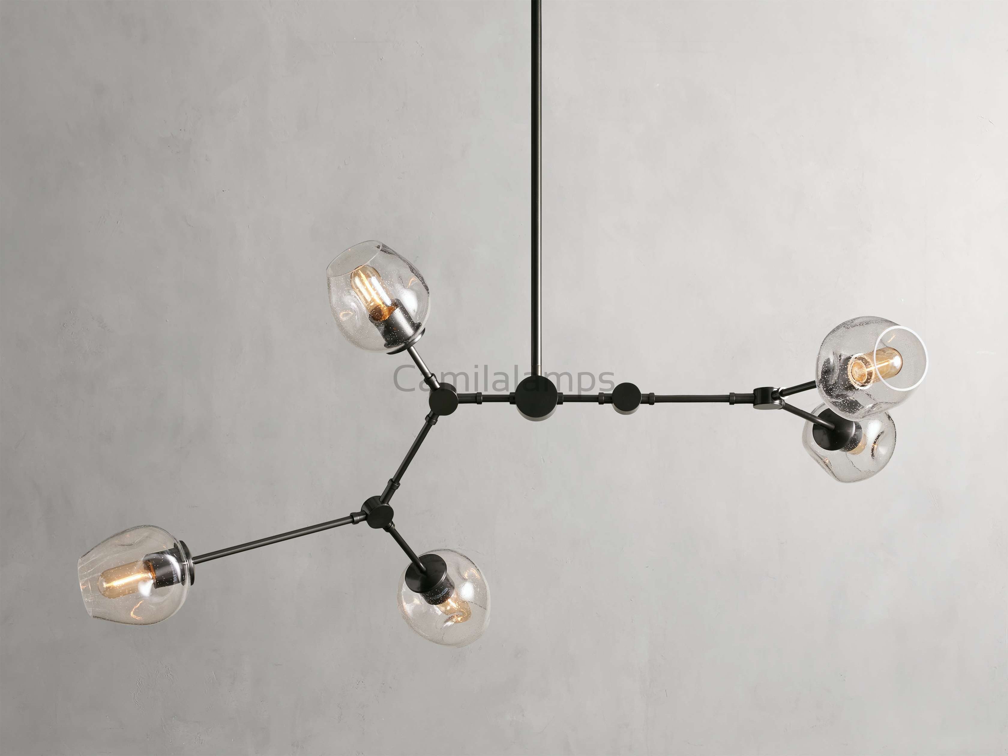Covington Horizontal Globe Branching Bubble Chandelier
