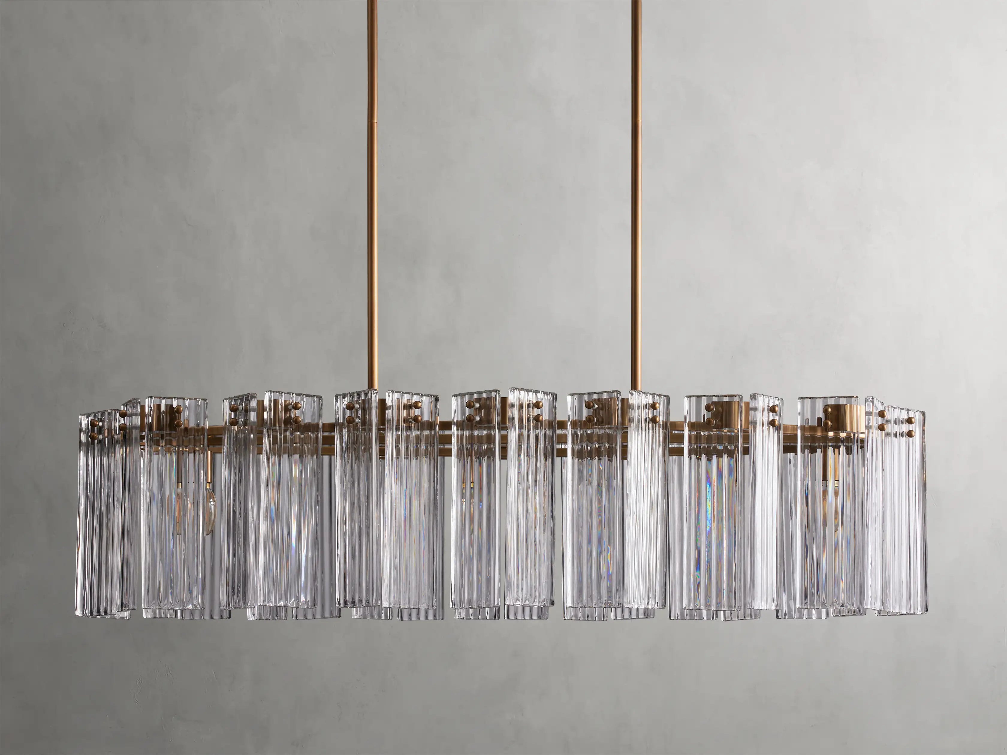 Delsie Oval 51" 63'' 72'' Chandelier