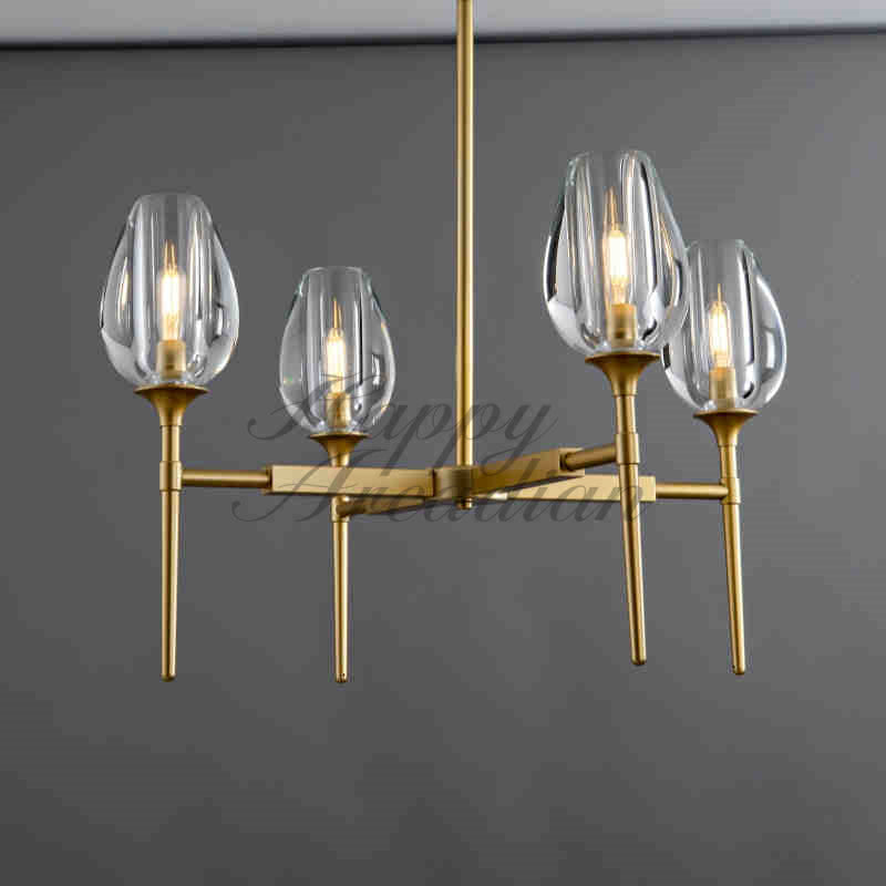 Harper Tulpe Series Round Chanelier Lighting