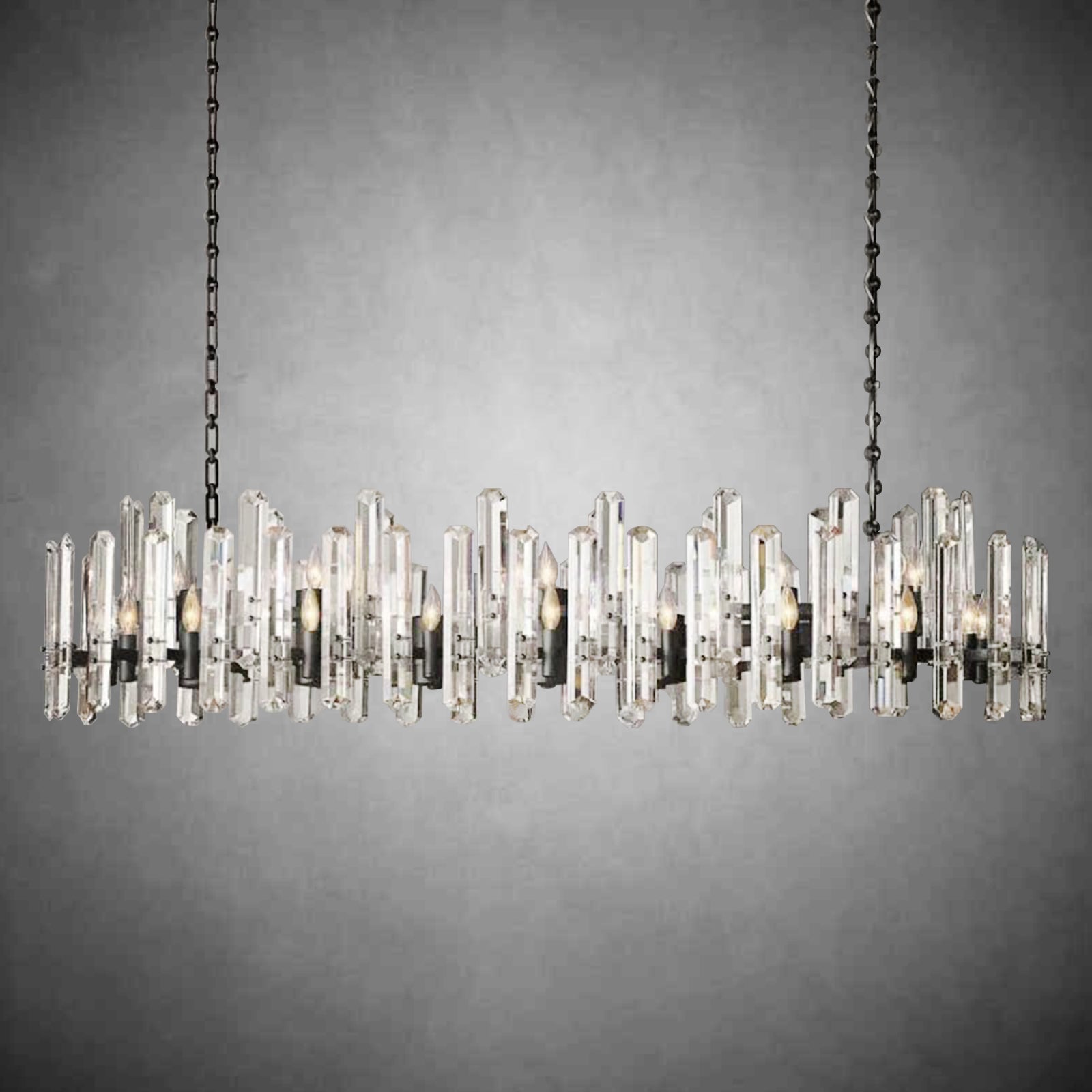 Boniton Prism Linear Chandelier 72",28-Lights