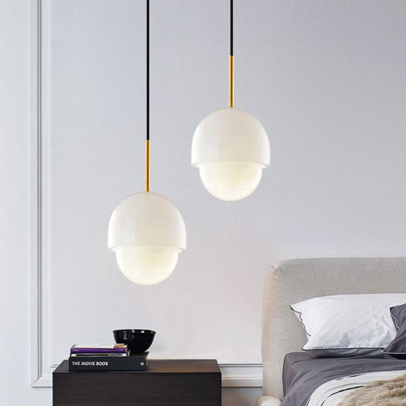 Alabaster Modern Art Pendant Light