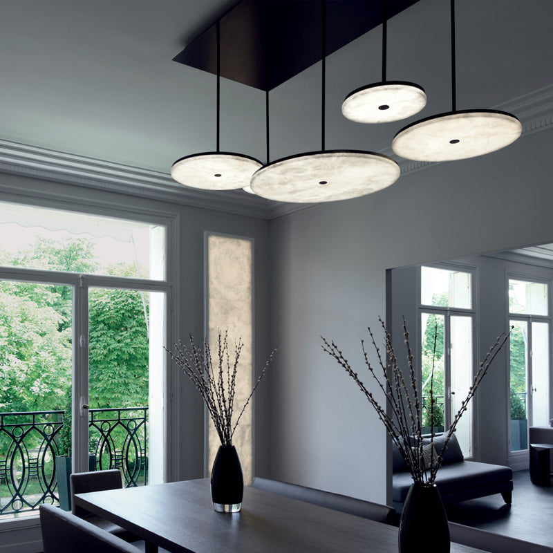 Thiago Alabaster Chandelier Light for Living and Dining Room