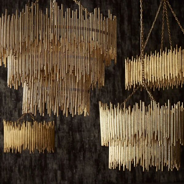 Russell Luxury 3-Tier Metal Chandelier Lighting for Living Room
