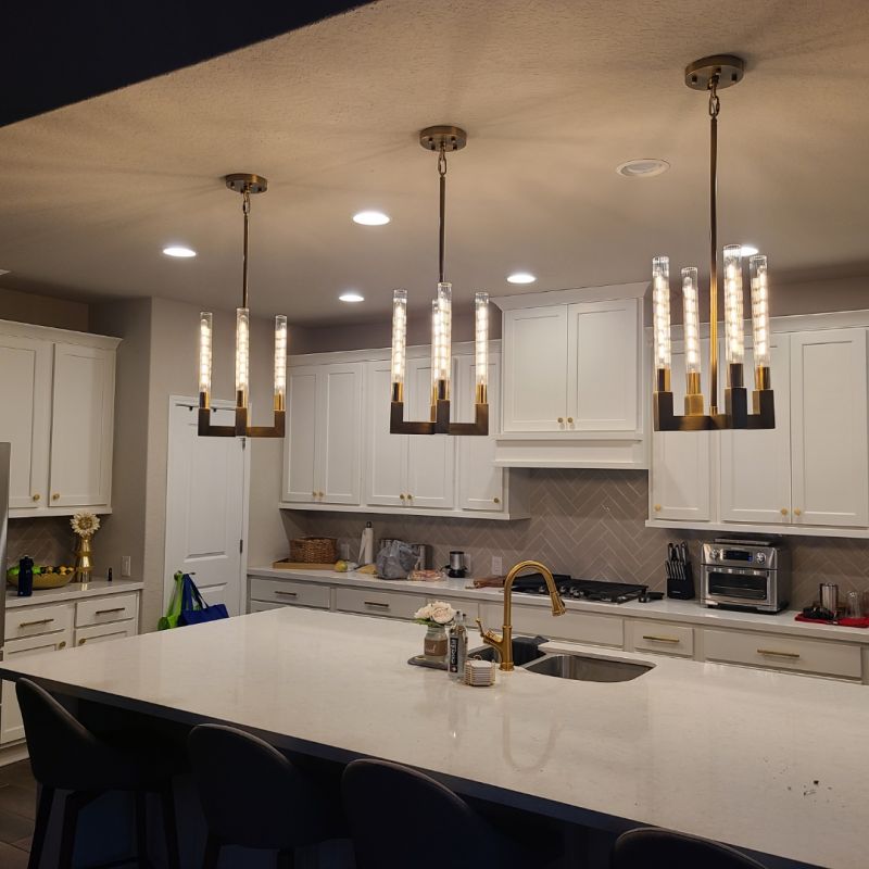 HA Candlestick Glass Pendant Lighting