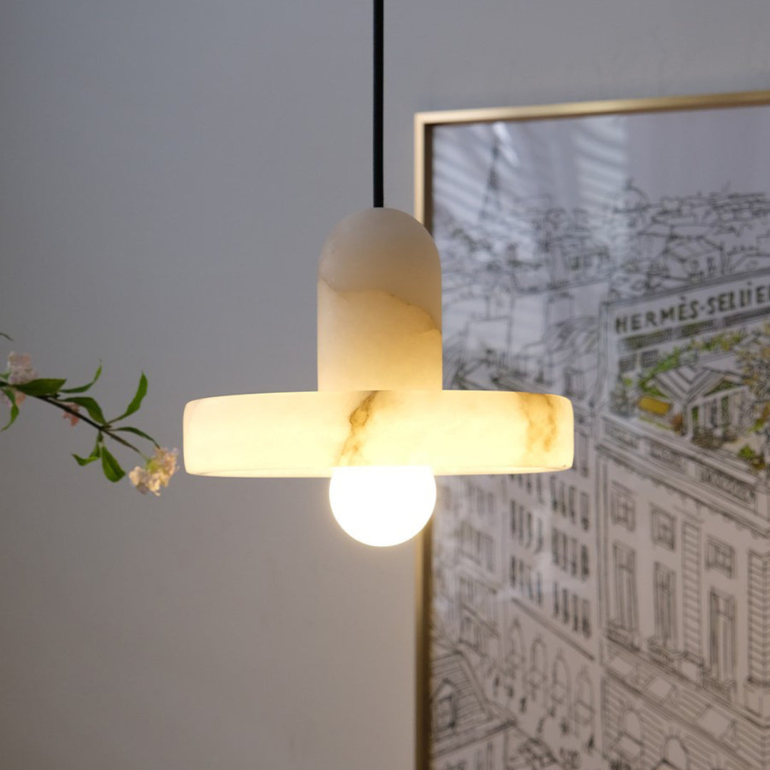Kamilla Alabaster Kitchen Island Pendant Lamp