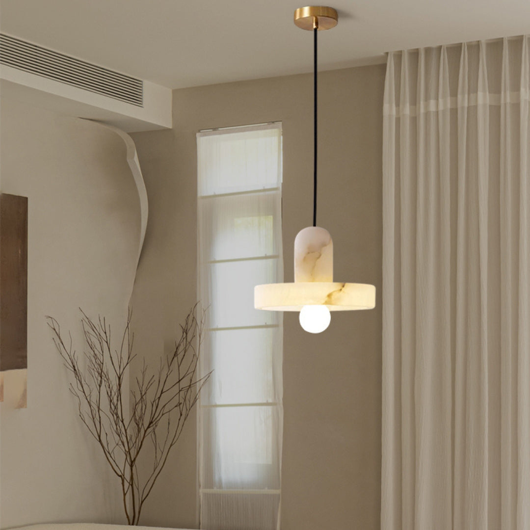 Kamilla Alabaster Kitchen Island Pendant Lamp