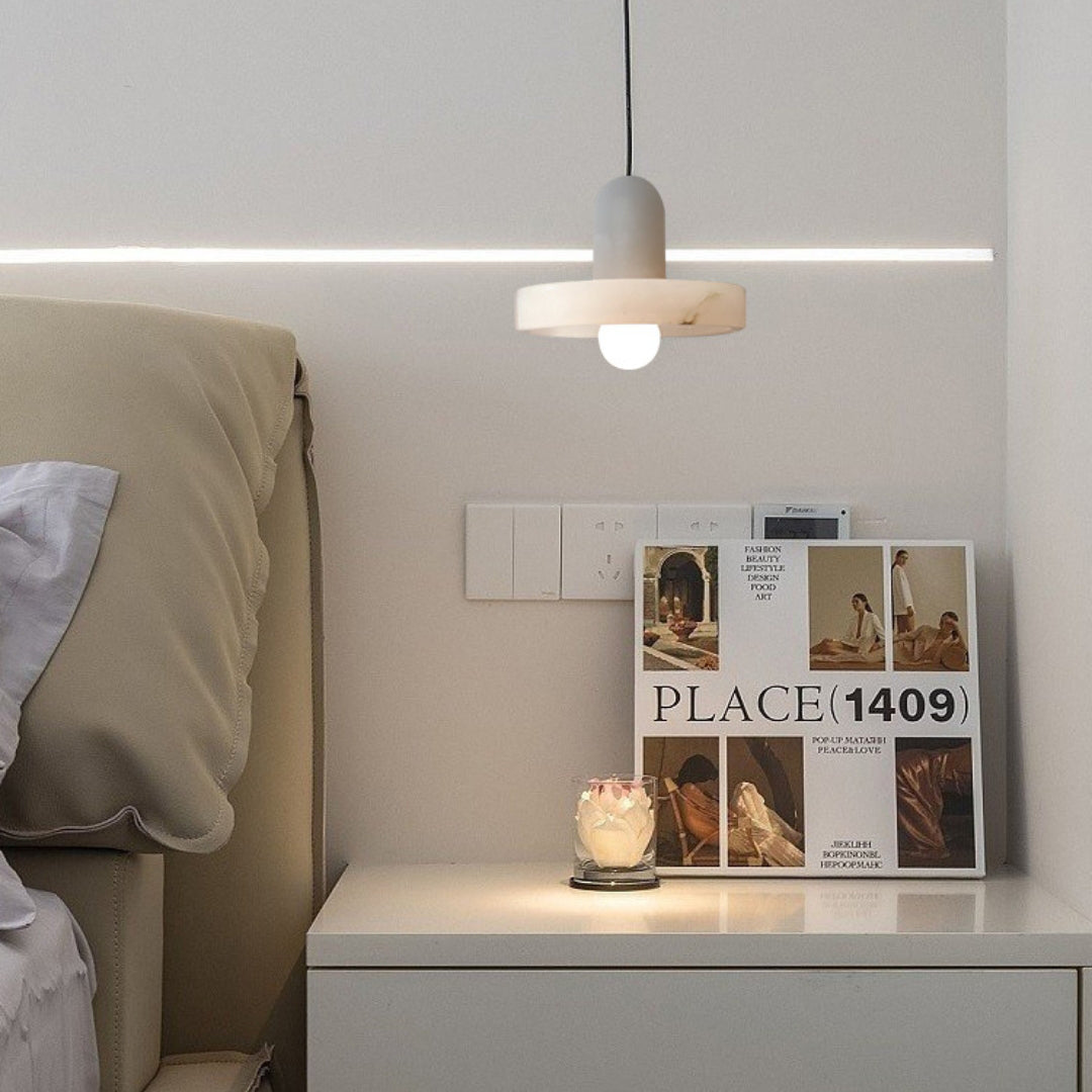 Kamilla Alabaster Kitchen Island Pendant Lamp