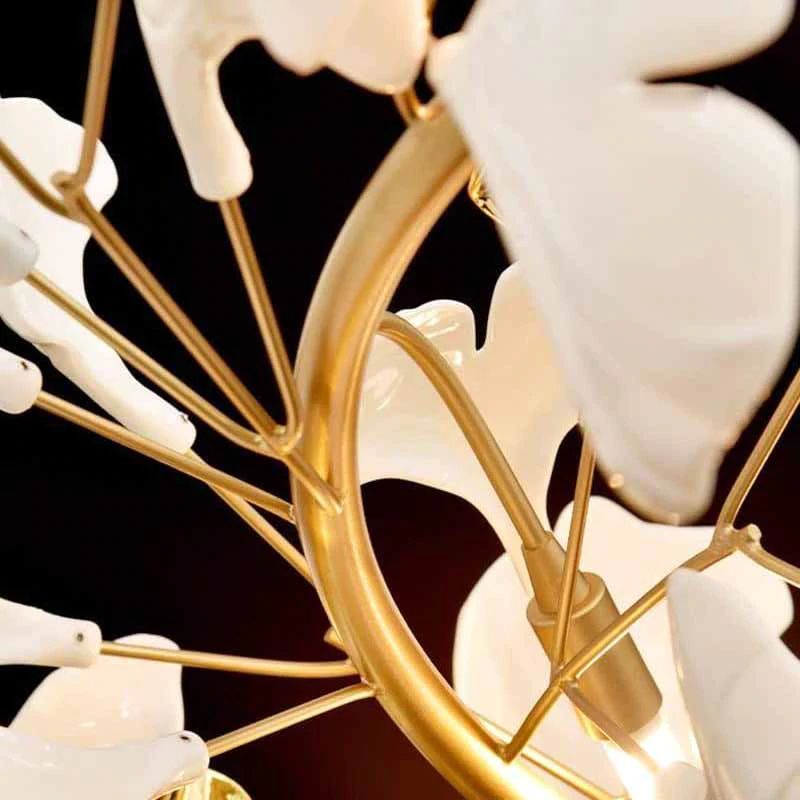 Ceramic Ginkgo Ceramic Chandelier