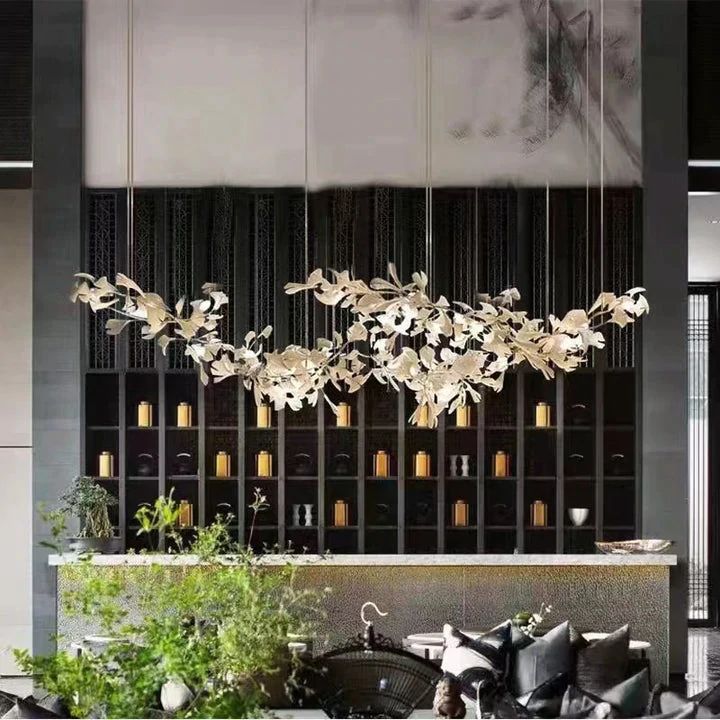 Ceramic Ginkgo Ceramic Chandelier