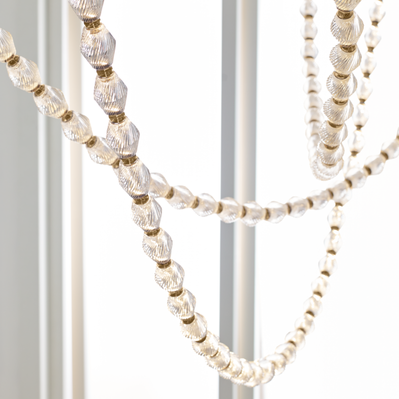 Collier Glass Pendant Lamp 115.1"H