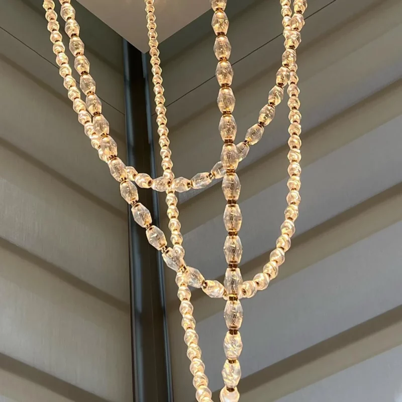 Collier Glass Pendant Lamp 89.7"H