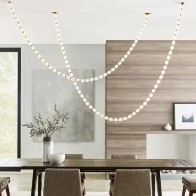 Collier Glass Pendant Lamp 140.5"H