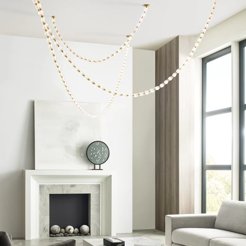 Collier Glass Pendant Lamp 254.8"H