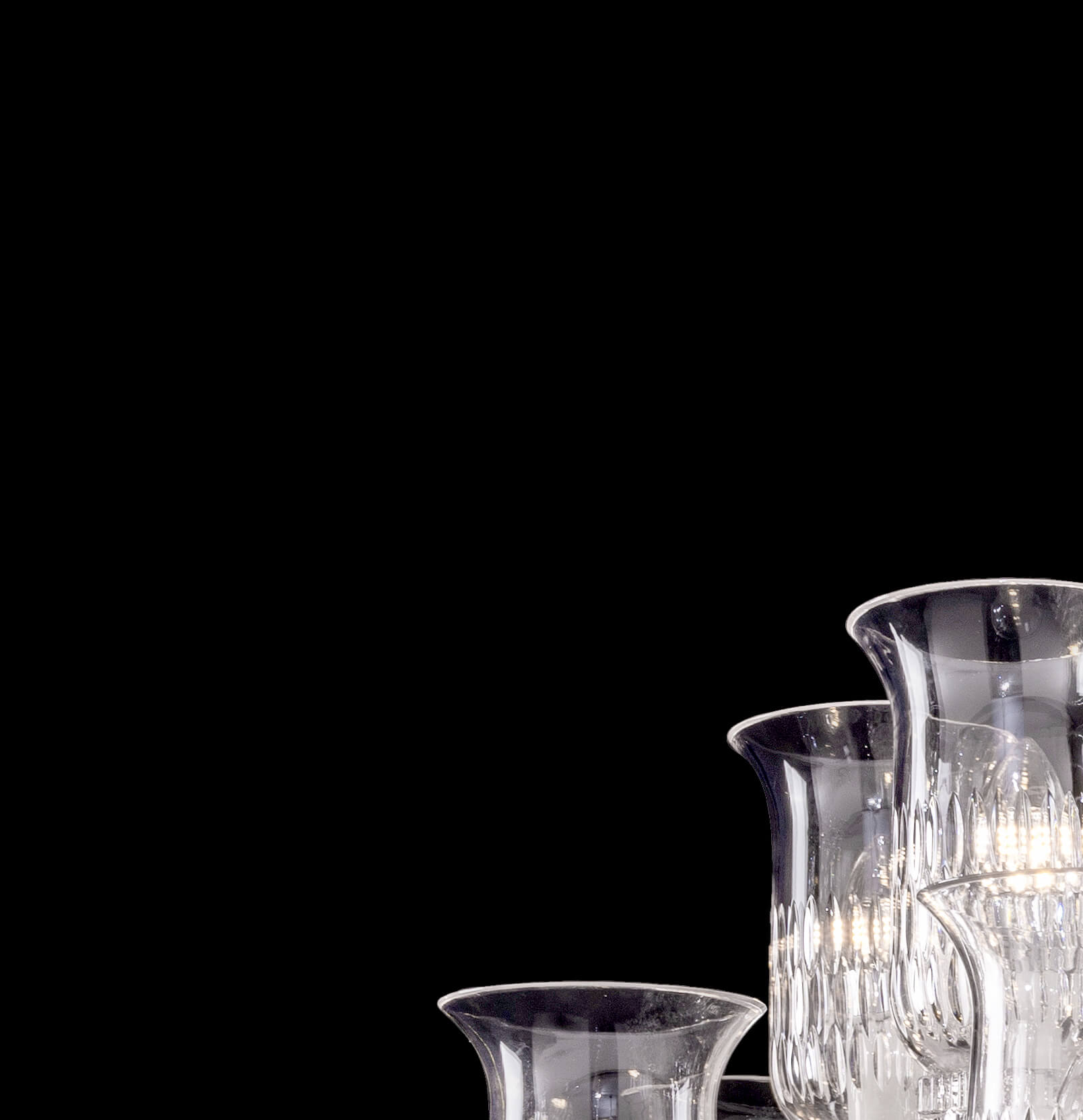Arcadian Crystal Cups Chandelier For Living Room