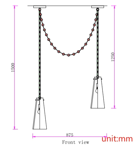 Contemporary Casey Chandelier in Alabaster, 2-Light Vintage Alabaster Pendant Cluster
