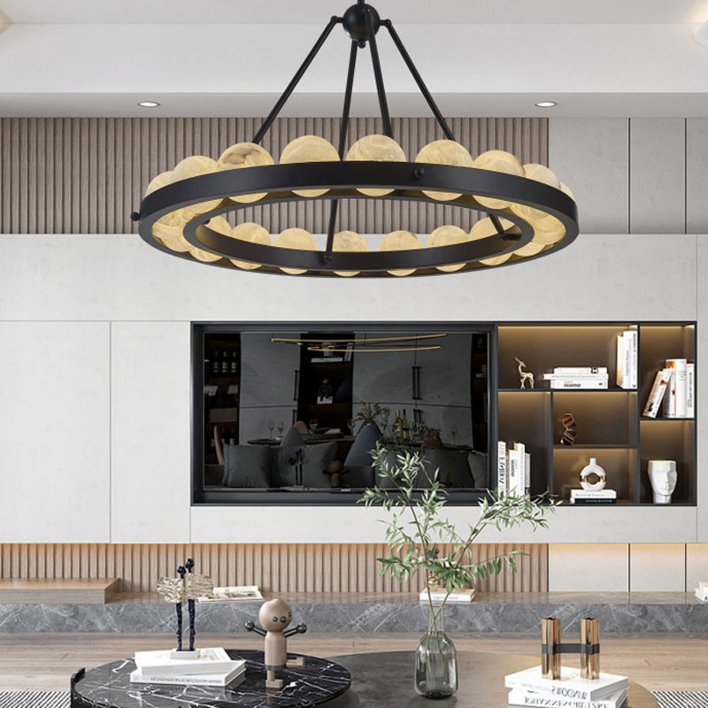 Alabaster Suter Chandelier