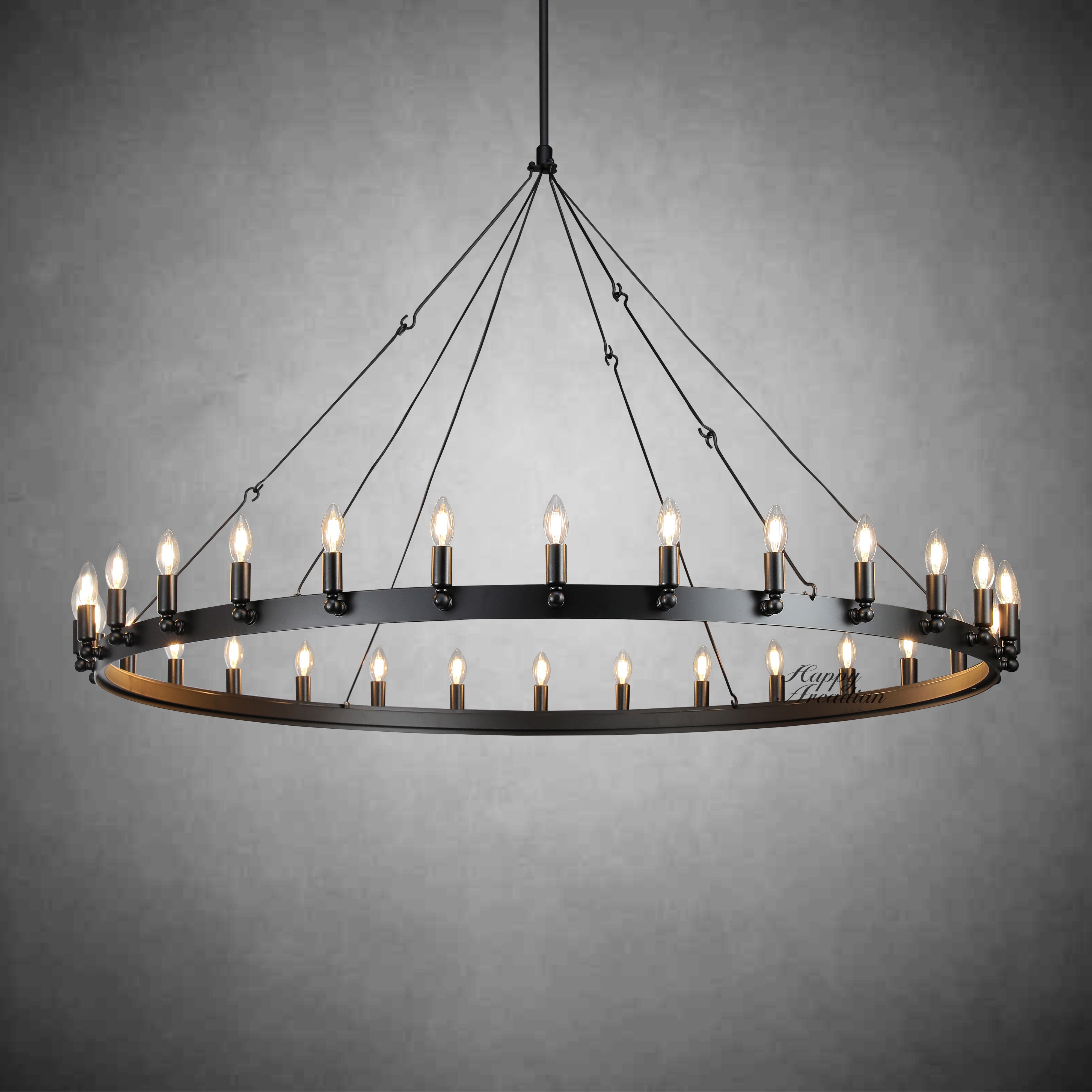 HA Radiant Vintage Lamps, Outdoor Chandelier Lighting