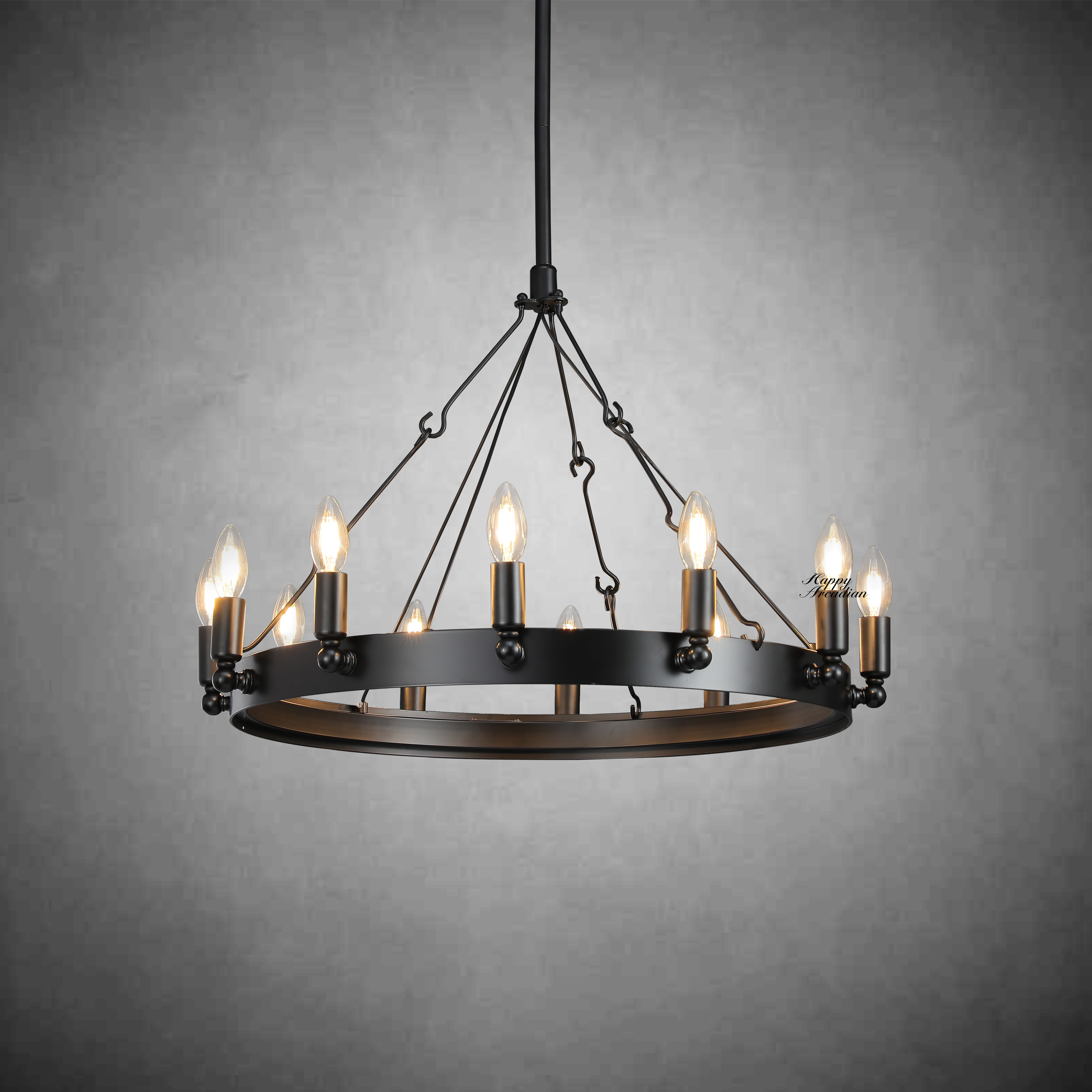 HA Radiant Vintage Lamps, Outdoor Chandelier Lighting