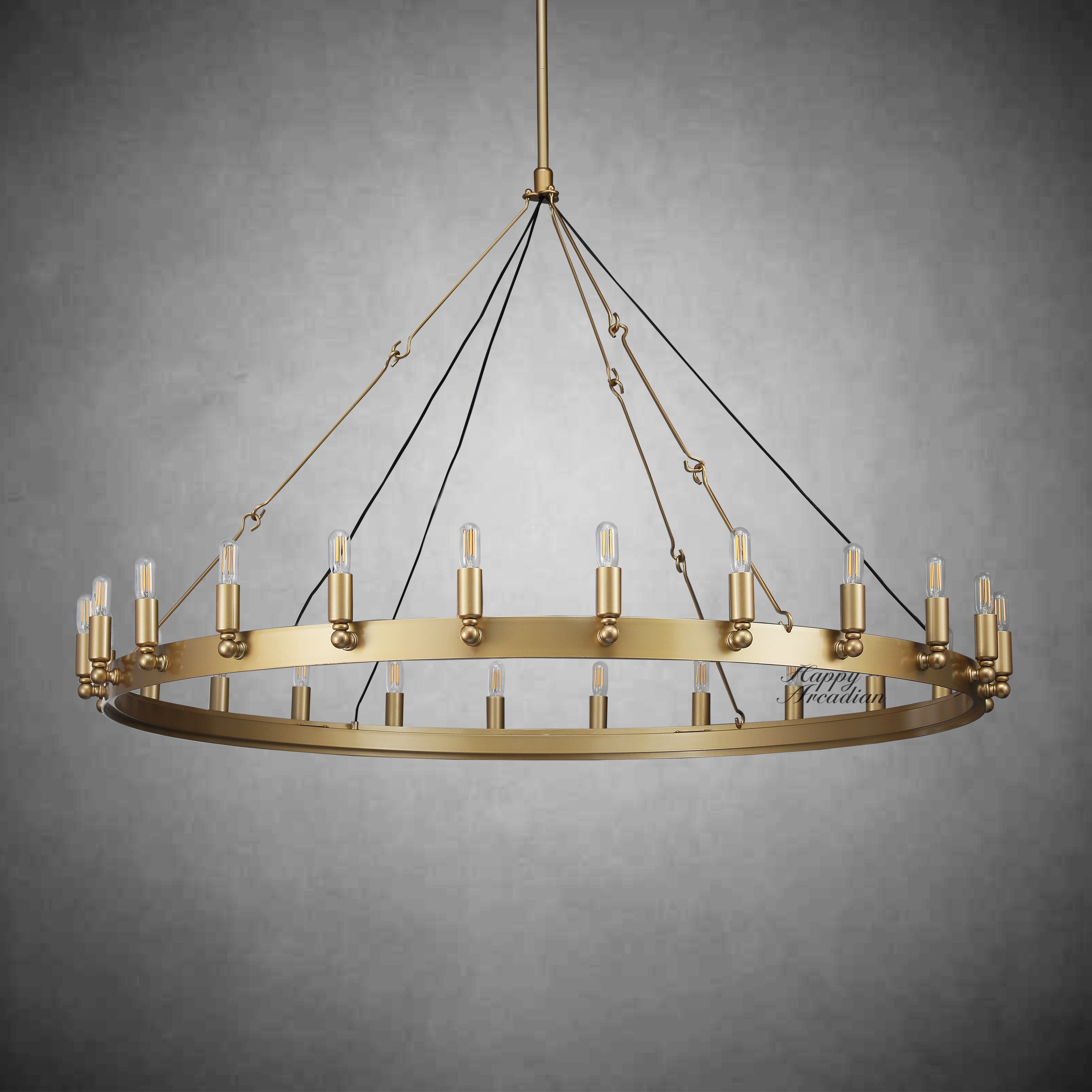 HA Radiant Vintage Lamps, Outdoor Chandelier Lighting