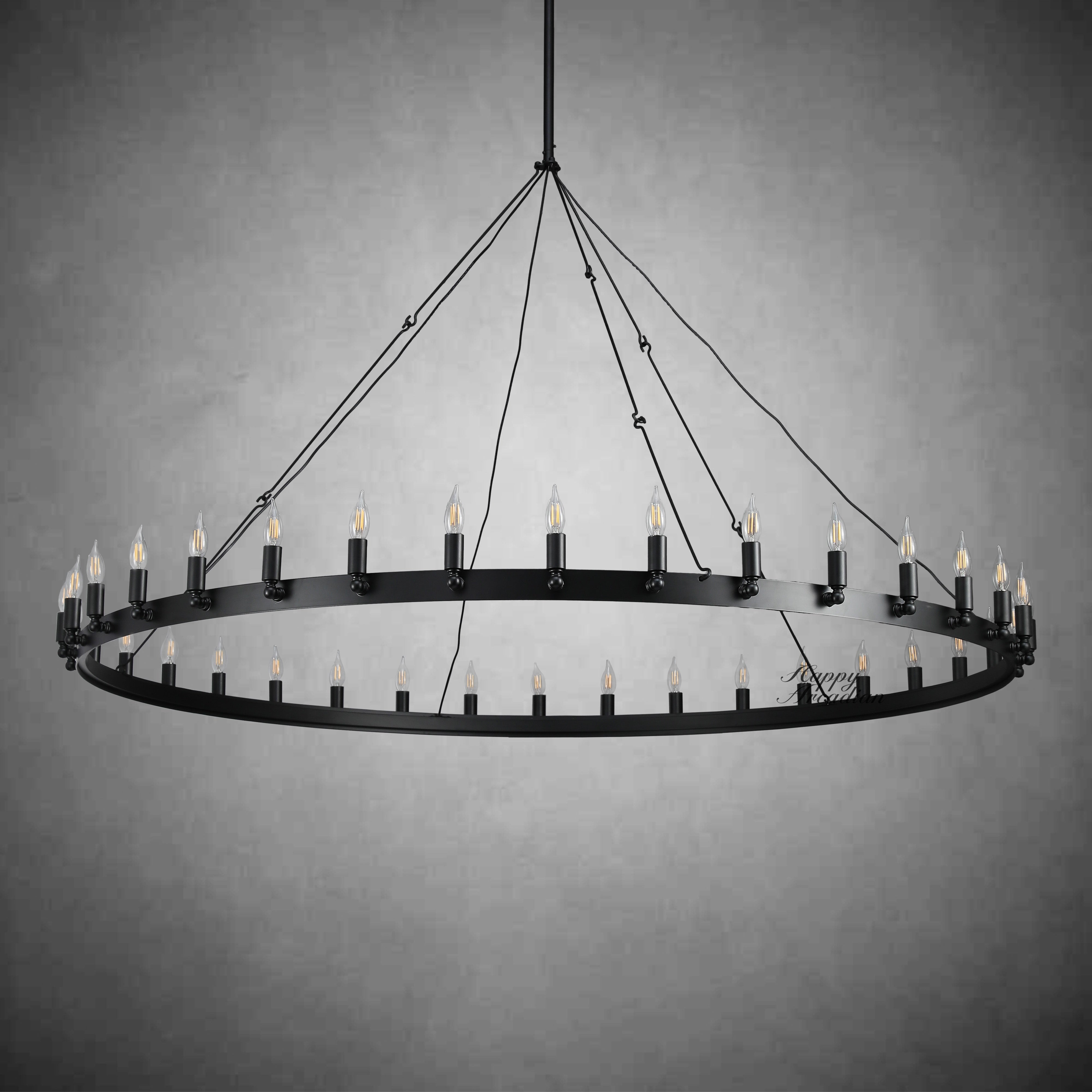 HA Radiant Vintage Lamps, Outdoor Chandelier Lighting