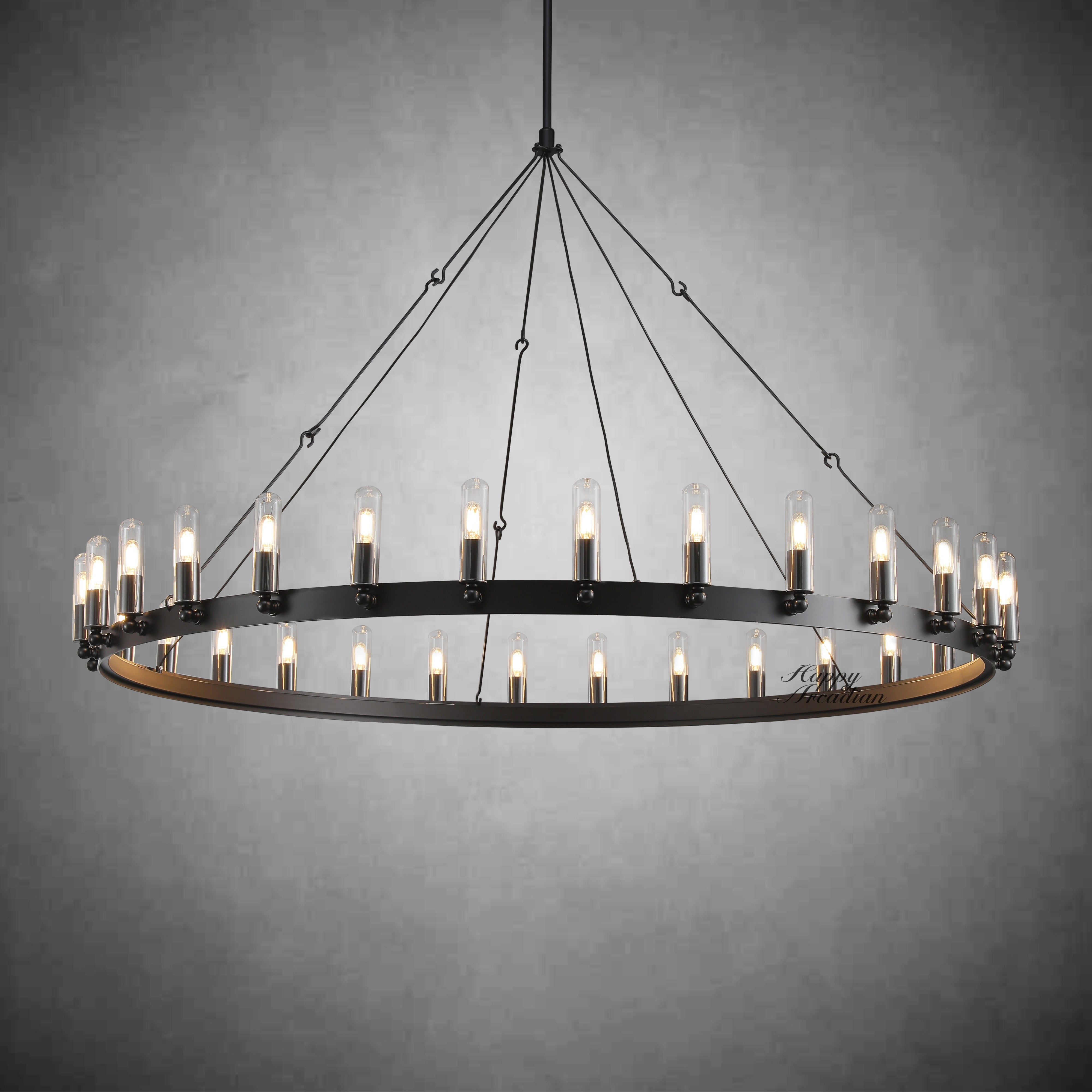 HA Radiant Vintage Lamps, Outdoor Chandelier Lighting