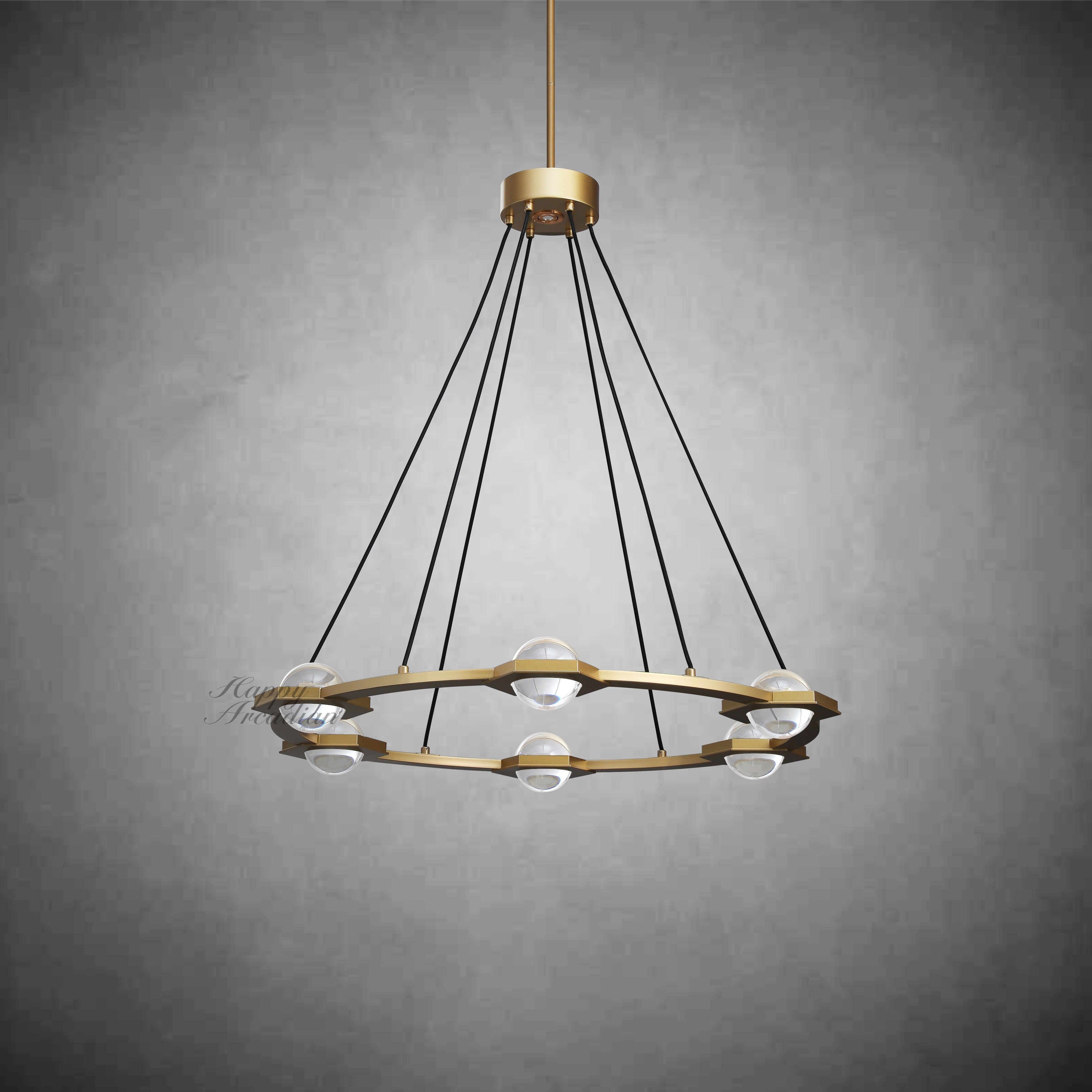 Celestra Crystal Ball Round Chandelier 36"48''60''