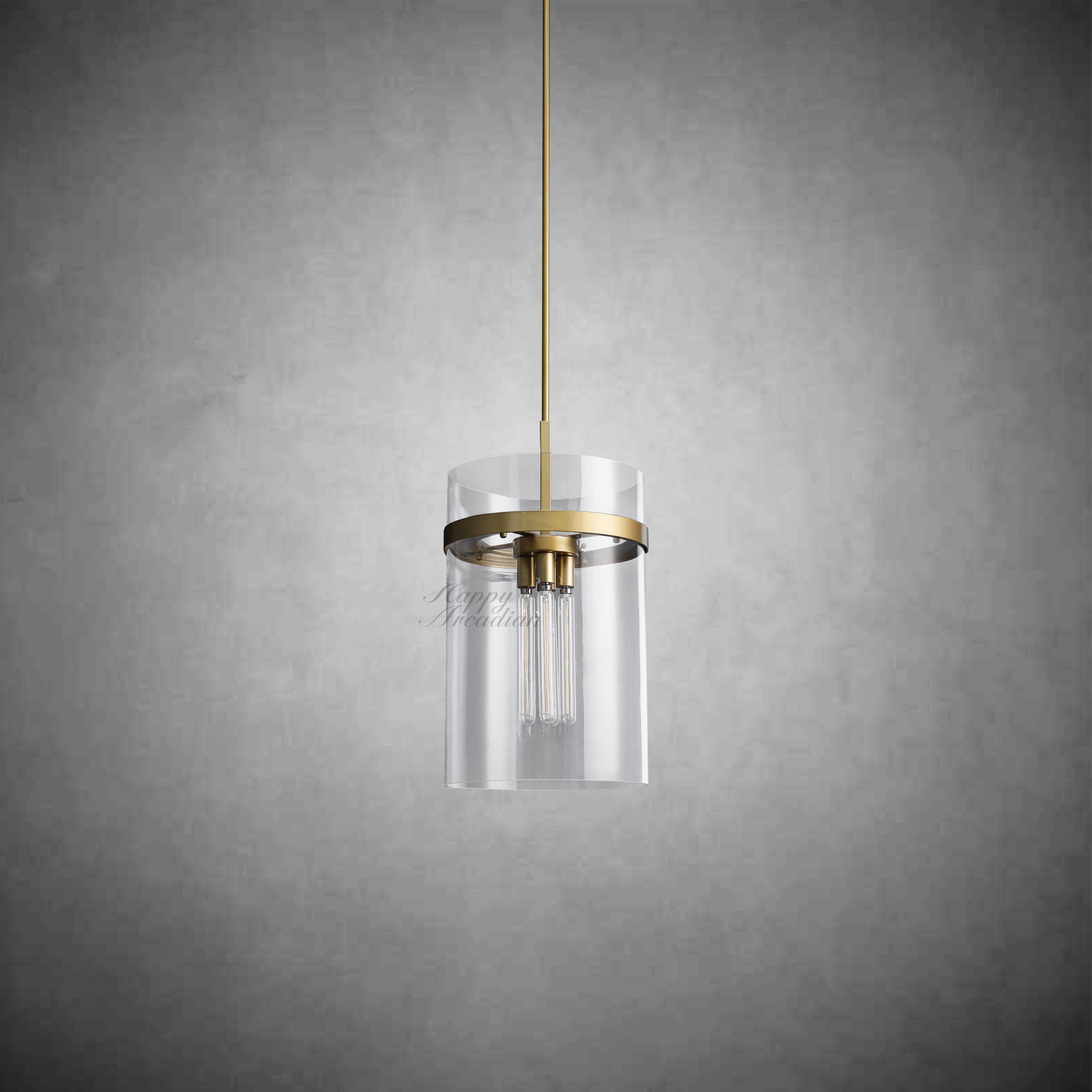 HA Rebecca Glass Pendant Lamp Fixture 12"/10"/8"