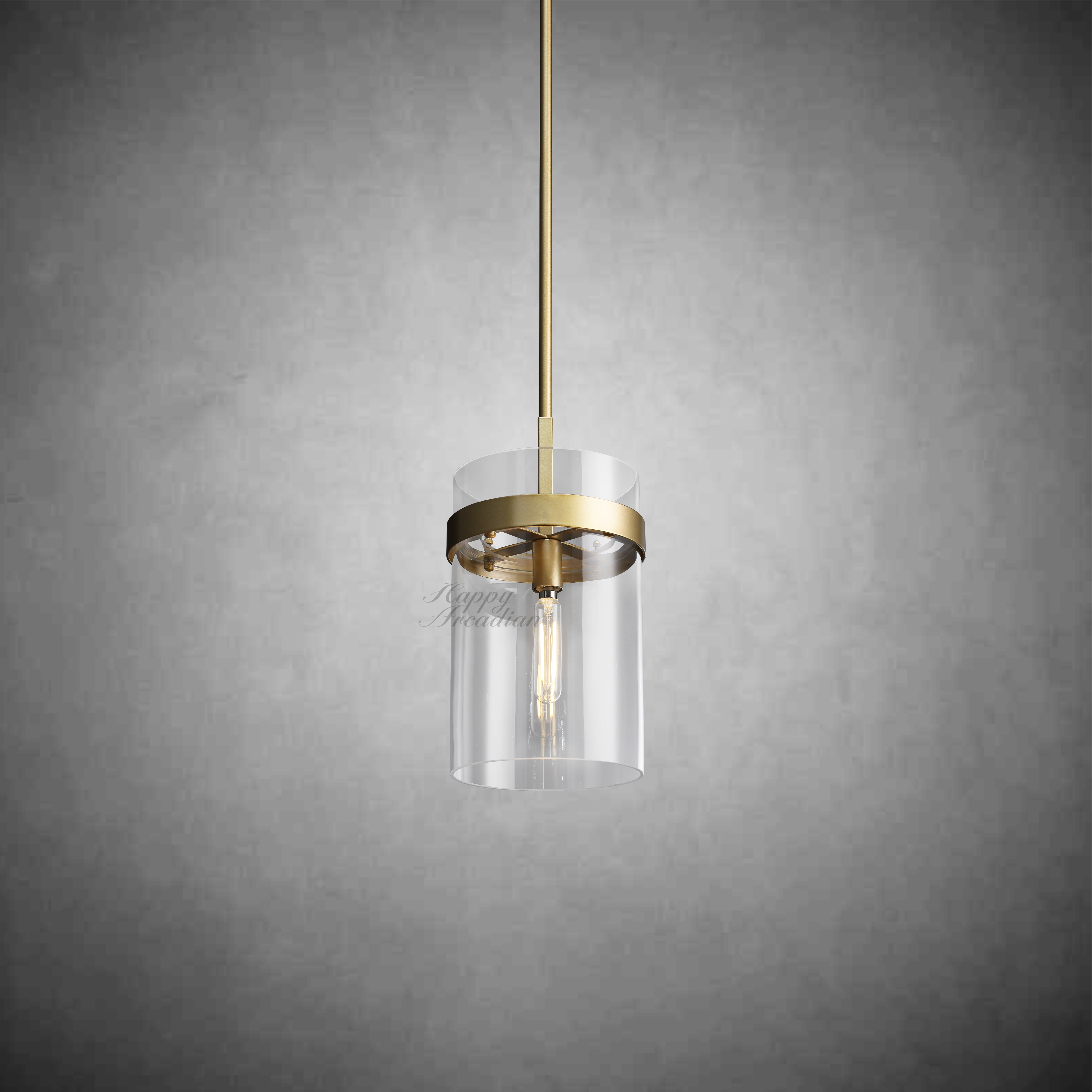 HA Rebecca Glass Pendant Lamp Fixture 12"/10"/8"