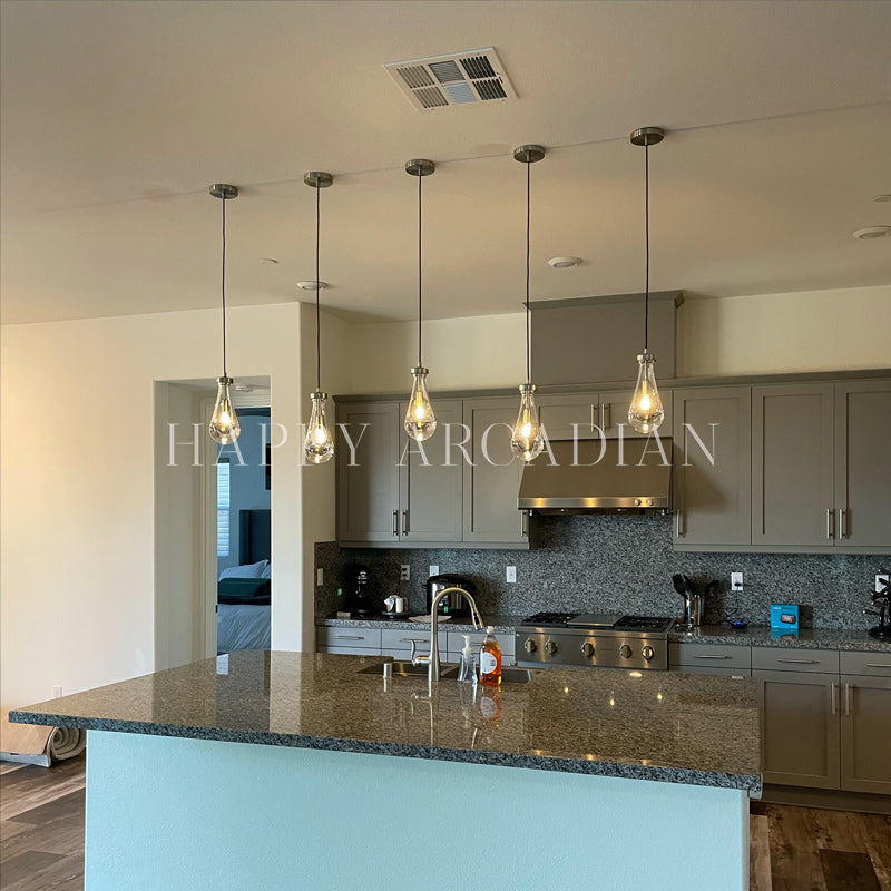 HA Raindrop Glass Pendant Lighting