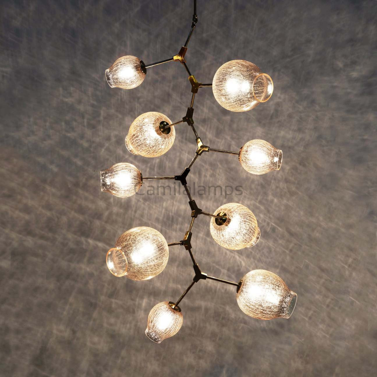 Covington Drop Globe Branching Bubble Chandelier 38''