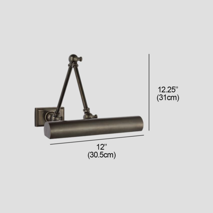 Brass Double Plug-In Hardwired Picture Light