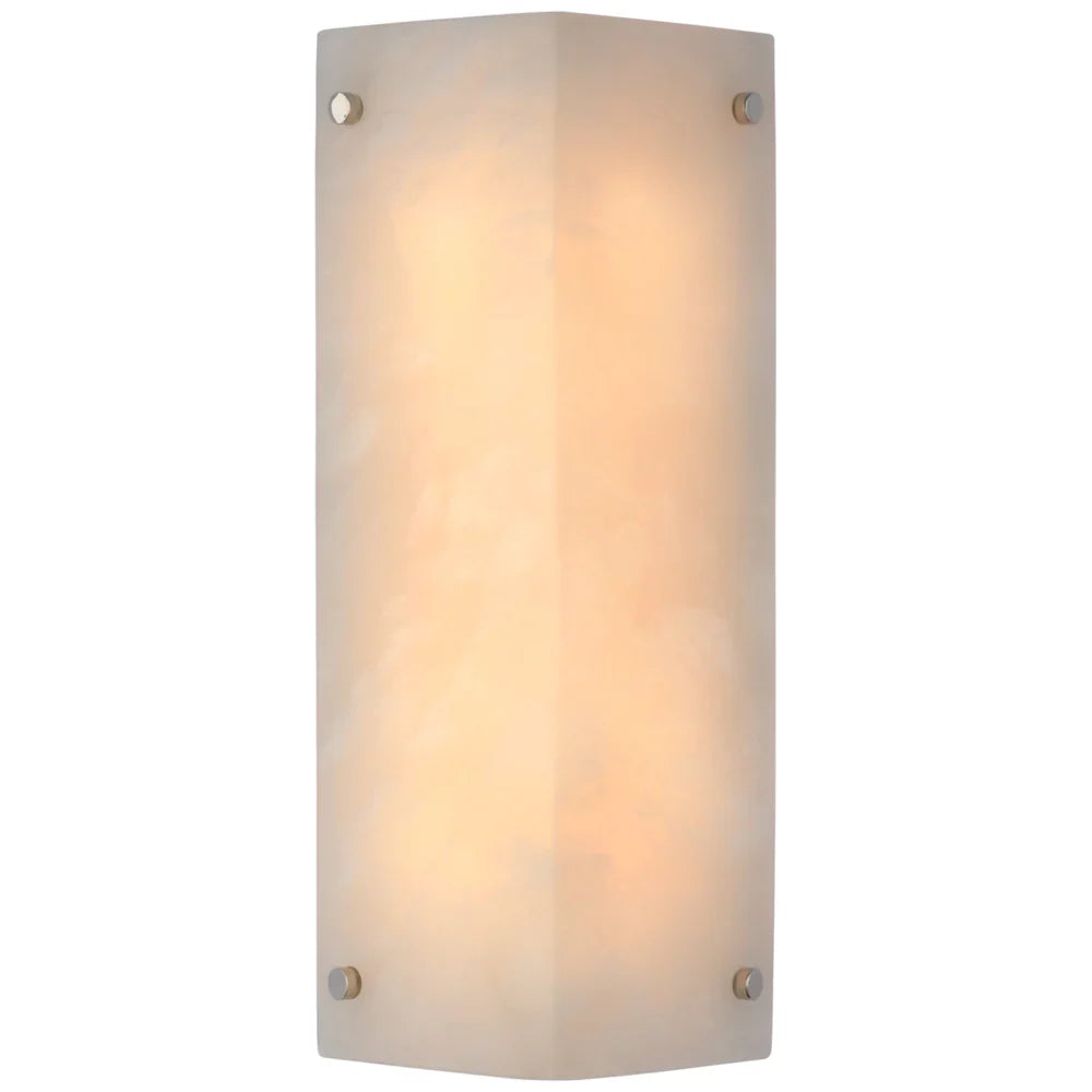 Raffi Clayton Alabaster Wall Sconce, Indoor Beside Wall Lamp