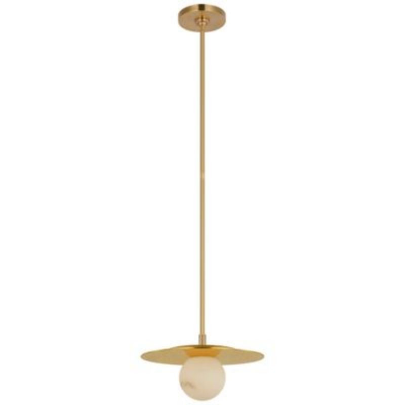 Bobbie Alabaster Round Ball Kitchen Isalnd Pendant Lamp 12''