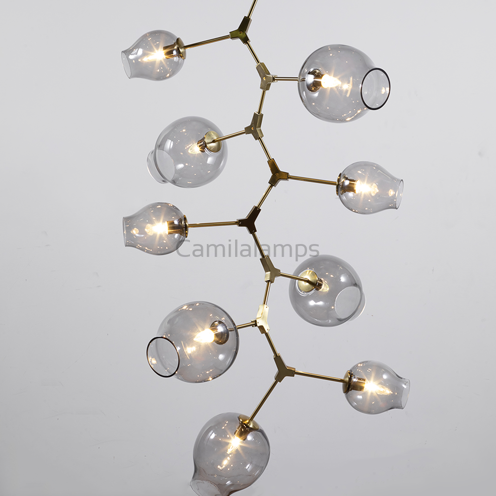 Covington Drop Globe Branching Bubble Chandelier 38''