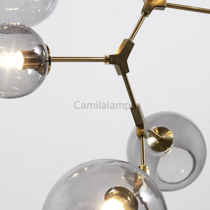 Covington Drop Globe Branching Bubble Chandelier 38''